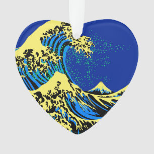 La grande vague de Hokusai dans le style Pop Vibra