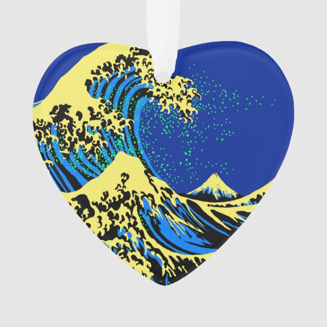 La grande vague de Hokusai dans le style Pop Vibra (devant)