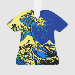 La grande vague de Hokusai dans le style Pop Vibra