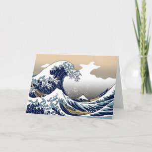 La Grande Vague de Kanagawa Carte de voeux