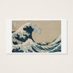 La grande vague de Kanagawa, vues du mont Fuji