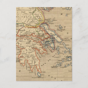 La Grece, les cotes de l'Asie Mineure Postkarte