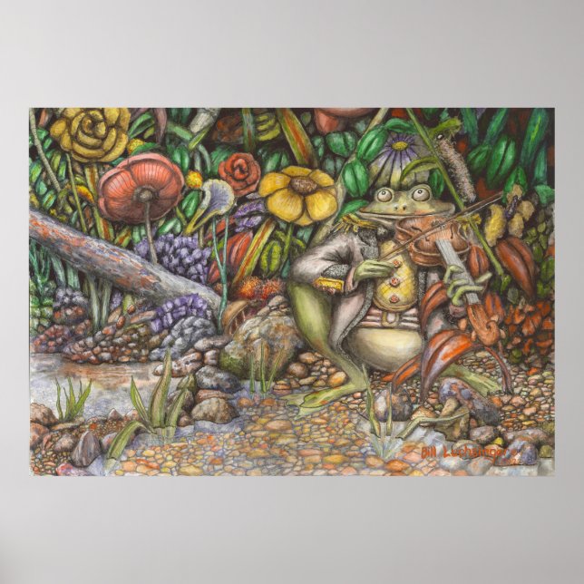 La grenouille et le bourdonnement - Poster (Devant)