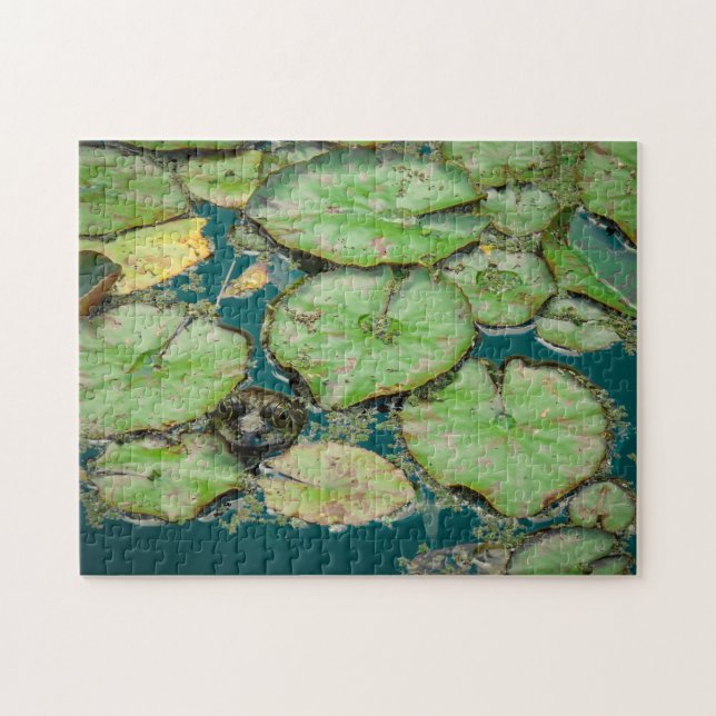 La grenouille et Lily Jigsaw Puzzle (Horizontal)