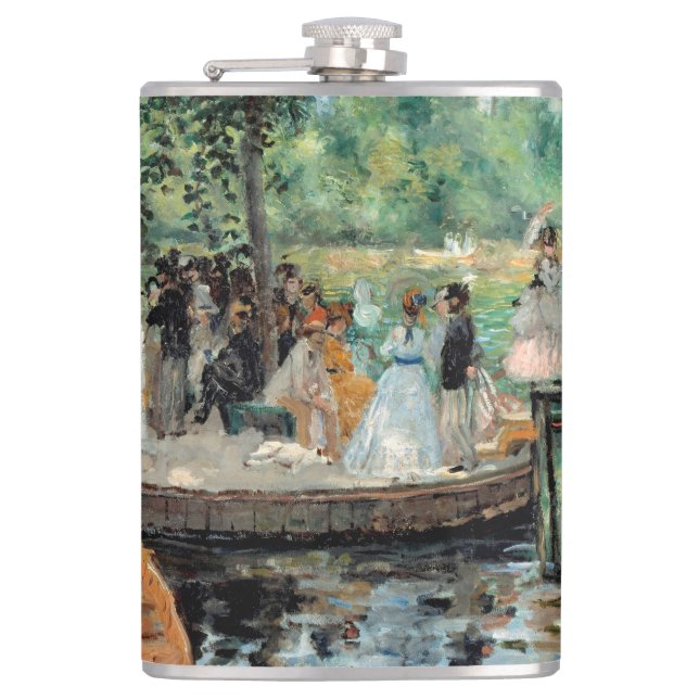 La Grenouillère Auguste Renoir Flachmann (Vorderseite)