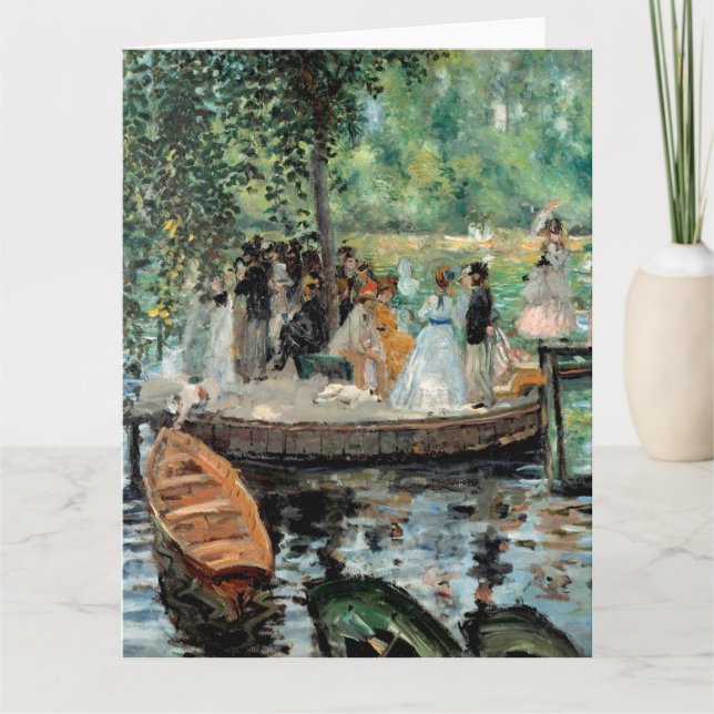 La Grenouillère Auguste Renoir Karte (Vorderseite)
