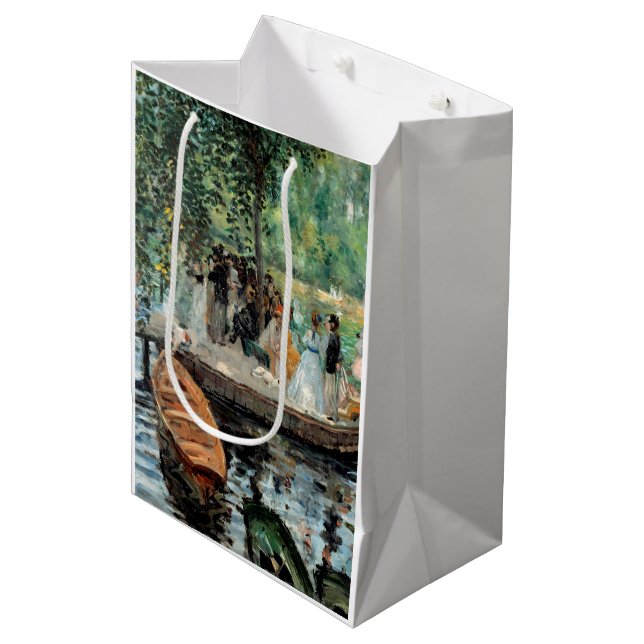 La Grenouillère Auguste Renoir Mittlere Geschenktüte (Vorderseite Schrägansicht)