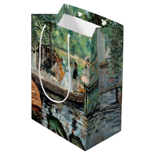La Grenouillère Auguste Renoir Mittlere Geschenktüte (Rückseite Schrägansicht)