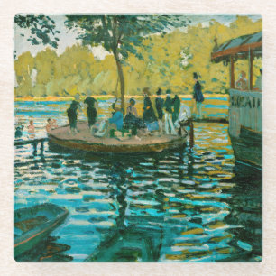 La Grenouillere - Claude Monet - 1869 Glasuntersetzer