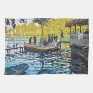 La Grenouillere Claude Monet Kunstmalerei Geschirrtuch