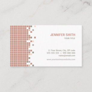 La grille de pixels ouvre le carte de visite