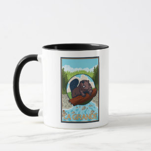 La groß, OregonBeaver und Bäume Tasse