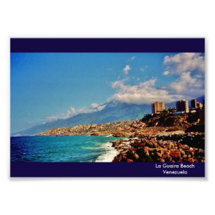 La Guaira Beach Fotodruck