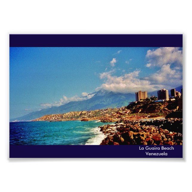 La Guaira Beach Fotodruck (Vorne)