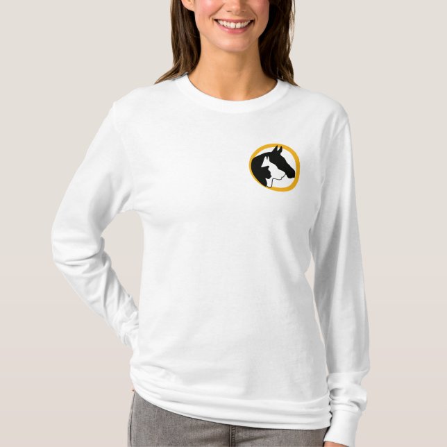 La guérison animale maintenant T-shirt à manches l (Devant)