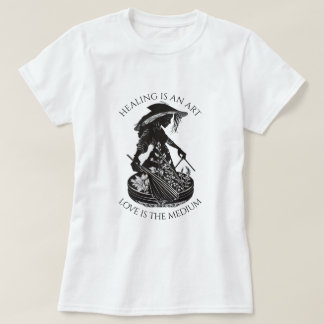 La guérison est un T-shirt féminin d'art | Inspira