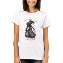 La guérison est un T-shirt féminin d'art | Inspira