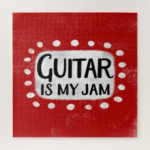 La Guitare Est Mon Jam Jigsaw Puzzle
