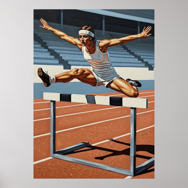 LA HAIE ÉLÉGANTE (The Elegant Hurdle) Poster (Vorne)