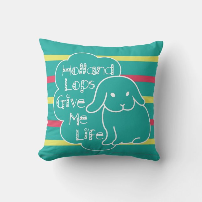 La Hollande taille me donnent la vie coussin fait (Recto)