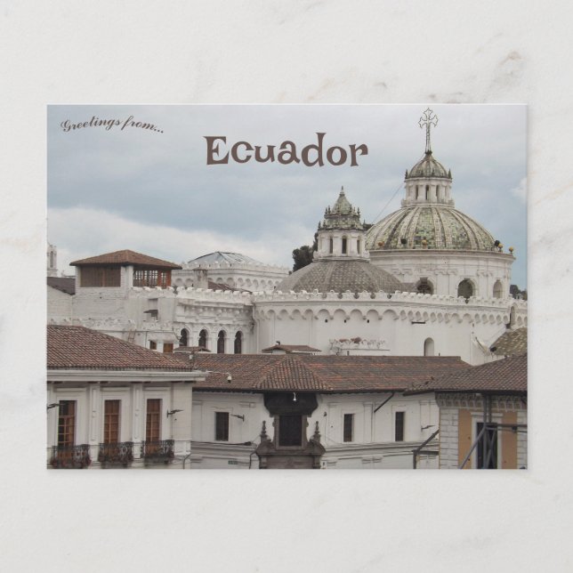 La Iglesia de la Compania de Jesus Quito Ecuador Postkarte (Vorderseite)