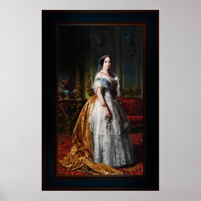 La infanta Luisa Fernanda de Borbón Poster (Vorne)