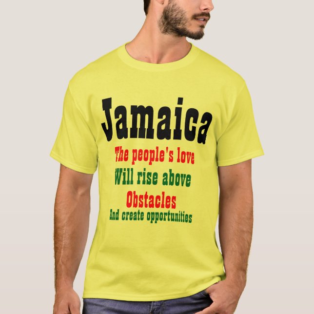 La Jamaïque aime les t-shirts de slogans (Devant)