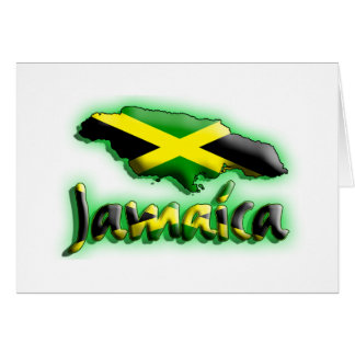 La Jamaïque avec le titre de drapeau