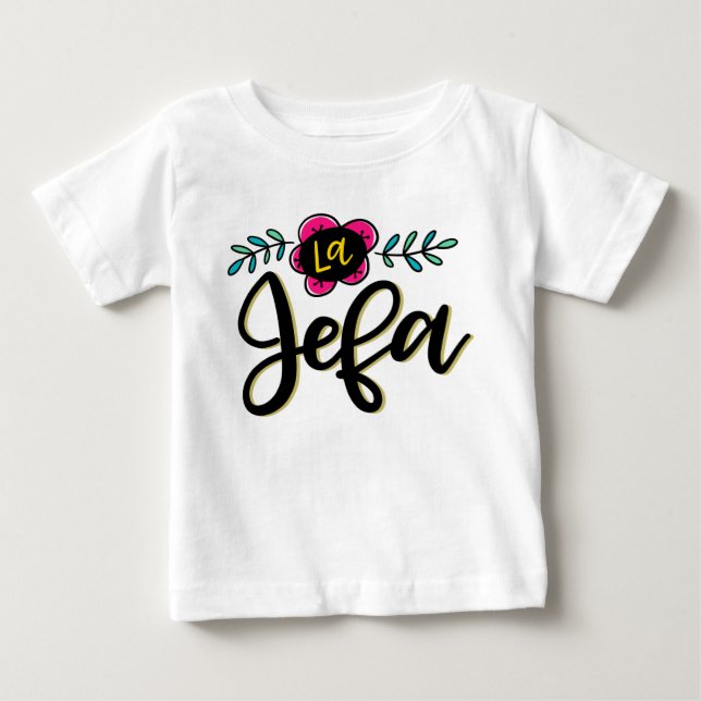 La Jefa, Baby T-shirt (Vorderseite)