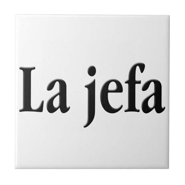 La jefa fliese (Vorderseite)