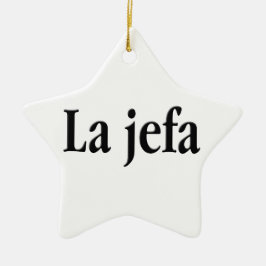 La jefa keramikornament