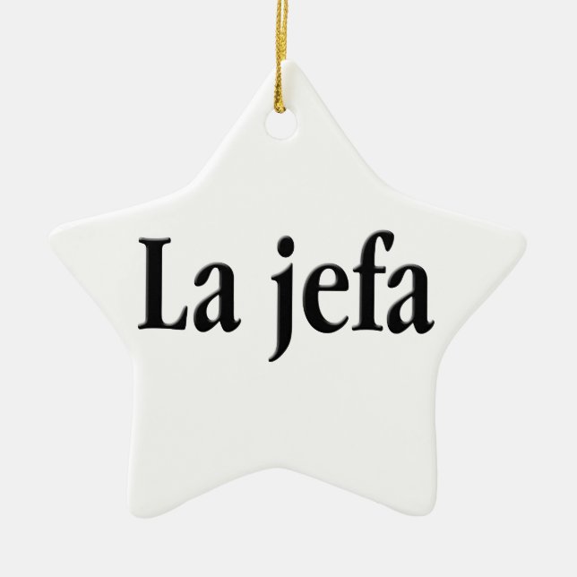 La jefa keramikornament (Vorne)