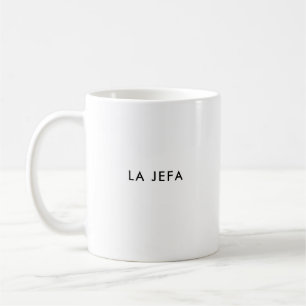La Jefa   Le patron   Mug de café espagnol