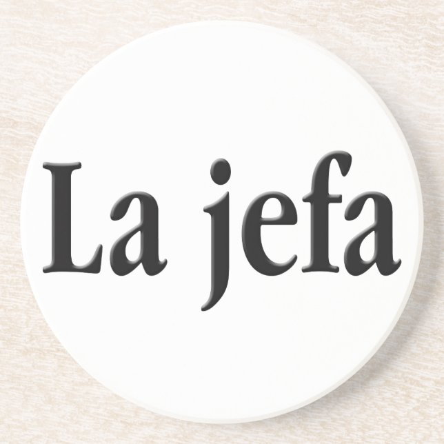 La jefa sandstein untersetzer (Vorne)
