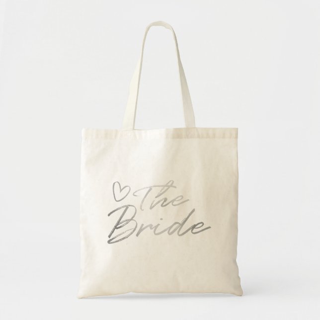La jeune mariée - sac fourre-tout argenté à (Devant)