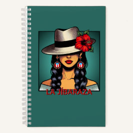La Jíbaraza 10 – Puerto Rican Jíbara Art • Boricua Notizbuch