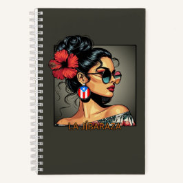 La Jíbaraza 12 – Puerto Rican Jíbara Art • Boricua Notizbuch