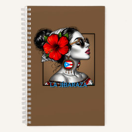 La Jíbaraza 13 – Puerto Rican Jíbara Art • Boricua Notizbuch
