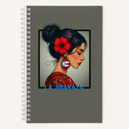 La Jíbaraza 14 – Puerto Rican Jíbara Art • Boricua Notizbuch