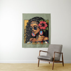 La Jíbaraza 1 – Puerto-ricanische Jíbara-Kunst • B Wandteppich