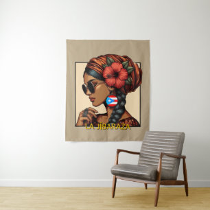 La Jíbaraza 2 – Puerto-ricanische Jíbara-Kunst • B Wandteppich