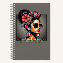 La Jíbaraza 3 – Puerto Rican Jíbara Art • Boricua Notizbuch