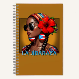 La Jíbaraza 4 – Puerto Rican Jíbara Art • Boricua Notizbuch