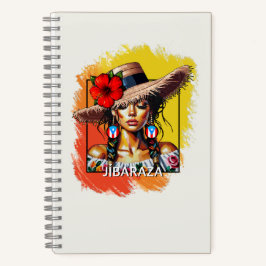 La Jíbaraza 5 – Puerto Rican Jíbara Art • Boricua Notizbuch