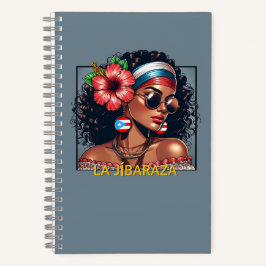 La Jíbaraza 6 – Puerto Rican Jíbara Art • Boricua Notizbuch