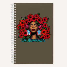La Jíbaraza 7 – Puerto Rican Jíbara Art • Boricua Notizbuch