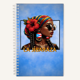 La Jíbaraza 9 – Puerto Rican Jíbara Art • Boricua Notizbuch