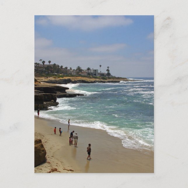 La Jolla Cove Beach Postkarte (Vorderseite)