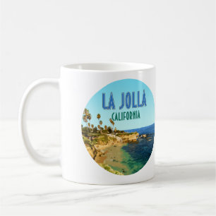 La Jolla Cove Beach San Diego Vintag Kaffeetasse