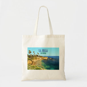 La Jolla Cove Beach San Diego Vintag Tragetasche